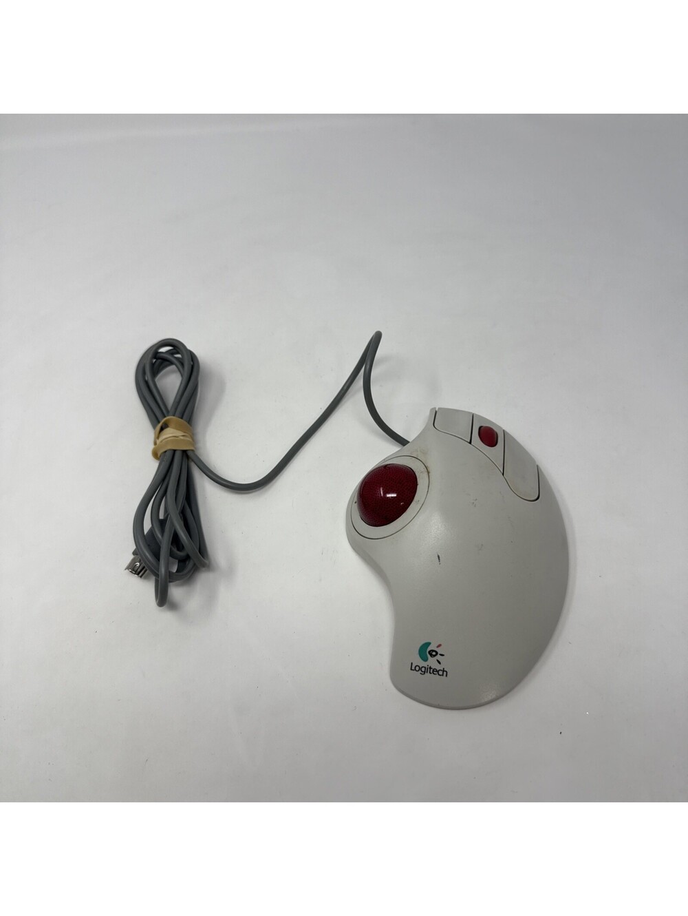 Logitech Trackman Marble Plus Wheel Trackball Mouse T-CL13 UnTested